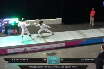 Escrime : La Réunion termine 2ème à l'épée en équipe lors de ces championnats de France