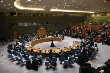 Réunion du Conseil de sécurité de l'ONU à New York le 25 mars 2024 ( AFP / ANGELA WEISS )