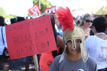 Manifestation contre la réforme des collèges