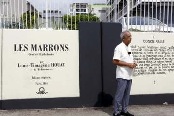 Inauguration fresque "les marrons" Saint-Denis