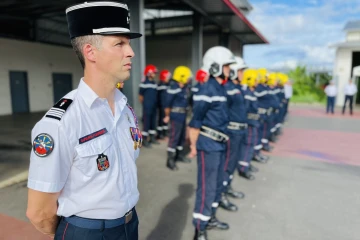 Le Commandant Nicolas Folio, nouveau chef de centre principal de secours de Saint-Pierre
