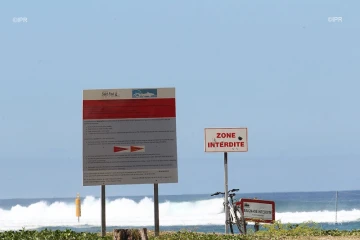 panneaux requins baignade interdite 