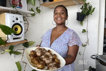 Lo gou mon péi: Rôti porc pommes de terre avec superkafrine