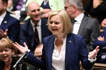 La nouvelle Première ministre britannique Liz Truss au parlement à Londres le 7 septembre 2022