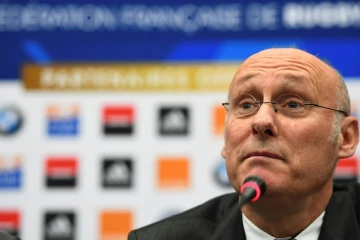 Le président de Fédération française de rugby Bernard Laporte, le 4 décembre 2016 à Marcoussis