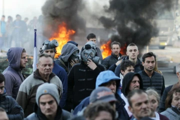 Manifestation contre le déplacement de la traditionnelle fête foraine du centre-ville le 13 octobre 2015 à Rouen