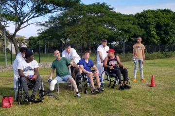 Handisport : à la recherche de futurs champions à la clinique Les Tamarins-Sud