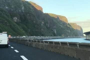 bouchon vers le sud route du littoral