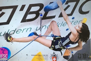Coupe d'Europe Oriane Bertone escalade