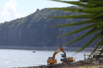 Travaux route du littoral