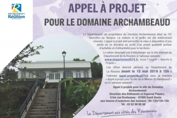 Le Tampon : appel à projets pour le Domaine Archambeaud