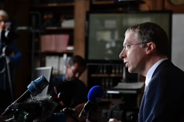 Le procureur français chargé de l'affaire, Olivier Glady, en Moselle, le 7 août 2023. — © JEAN-CHRISTOPHE VERHAEGEN / AFP