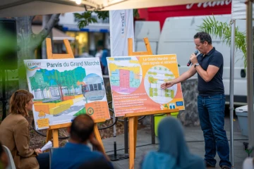 Réaménagement du parvis du Grand Marché 