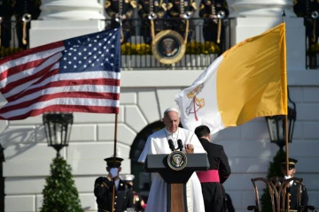 Le pape François à la Maison Blanche, le 23 septembre 2015