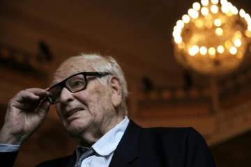 Le couturier français Pierre Cardin le 3 juin 2016 à Venise