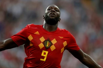 L'attaquant belge Romelu Lukaku vient de marquer face au Panama, lors de la phase de groupes du Mondial 2018, le 18 juin à Sotchi 