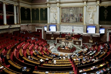 Vue de l'hémicycle de l'Assemblée nationale, le 11 décembre 2025 à Paris