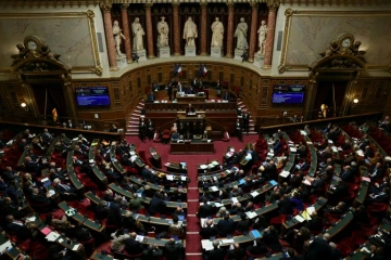 Les sénateurs examinent le projet de loi de financement de la sécurité sociale 2025, au Sénat à Paris le 26 novembre 2024