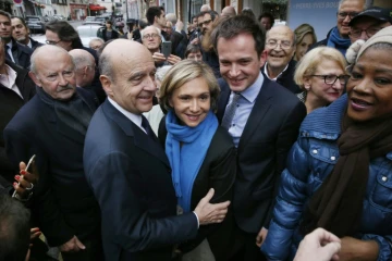 Alain Juppé et Valérie Pécresse le 1er décembre 2015 à Paris