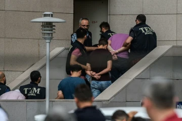 Arrivée le 20 juillte 2016 au palais de justice d'Istanbul, de personnes suspectées d'avoir participé au coup d'état