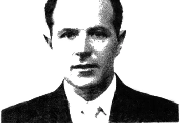Jakiw Palij, ancien garde du camp de travail forcé de Trawniki, sur une photo datant de 1957