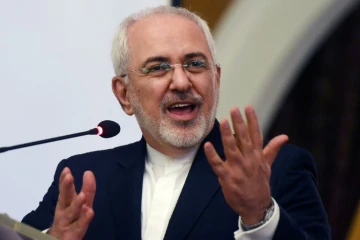 Le chef de la diplomatie iranienne, Mohammad Javad Zarif, le 13 mars 2018 à Karachi, au Pakistan