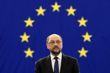 Le président sortant du Parlement européen Martin Schulz, qui ne se représente pas, le 16 janvier 2017 à Strasbourg