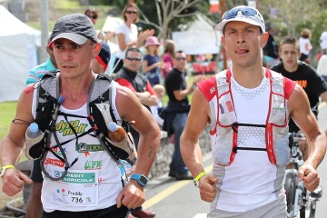 Grand raid 2011 - 

Le Métropolitain Julien Chorier et le Réunionnais Freddy Thévenin à Cilaos