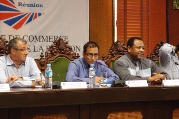 Jeudi 26 janvier 2012 - Ibrahim Patel, président de la CCIR, présente ses voeux à la presse (Photo Émilie Sorres)