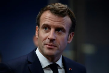 Le président Emmanuel Macron à Bruxelles, le 13 décembre 2019