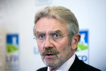 Frédéric Thiriez, alors président de la LFP, le 21 septembre 2015 à Paris