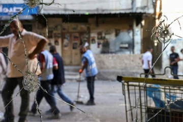 Après un raid israélien dans le camp de réfugiés palestinien de Balatah, en Cisjordanie, le 15 août 2024