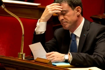 Le Premier ministre Manuel Valls à l'Assemblée Nationale, le 1er décembre 2015 