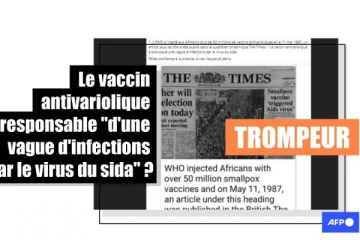   Il n'existe aucune preuve que le vaccin contre la variole ait provoqué "une vague d'infections par le virus du sida"