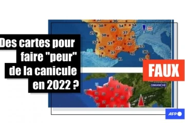   Canicule : non ces cartes ne montrent pas que les médias veulent faire "peur" en 2022