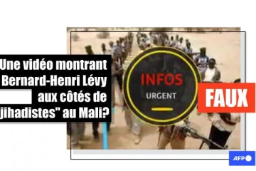   Non, ces images ne montrent pas Bernard-Henri Lévy avec des "jihadistes" au Mali