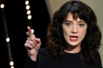 L'actrice et réalisatrice italienne Asia Argento lors de la cérémonie de clôture du Festival de Cannes, le 19 mai 2018 