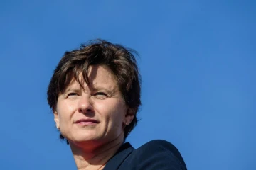 La ministre des Sports Roxana Maracineanu suit la 22e édition de "La Parisienne", le 9 septembre 2018 à Paris  