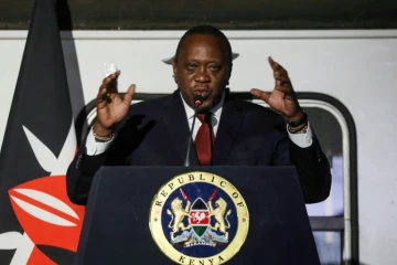 Le président kényan Uhuru Kenyatta, le 13 mars 2019 à Nairobi