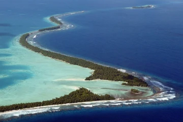 Tuvalu, dans le Pacifique-sud, fait partie des petits Etats insulaires inquiets pour leur survie, qui vont implorer les grandes nations d'enrayer le réchauffement climatique