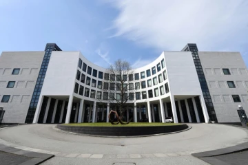 (ARCHIVES) Photo prise le 12 avril 2017 montrant le bureau du Parquet fédéral à Karlsruhe dans le sud-ouest de l'Allemagne
