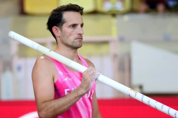 Le perchiste français Renaud Lavillenie, lors du meeting de Monaco, le 21 juillet 2023