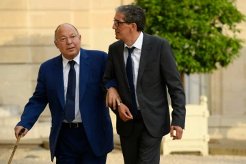 Le recteur de la Grande Mosquée Dalil Boubakeur à son arrivée le 27 juillet 2016 à l'Elysée