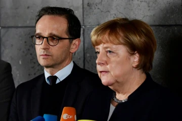 La chancelière allemande Angela Merkel  et le ministre de la Justice Heiko Maas, à Berlin le 22 décembre 2016