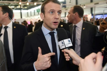 Emmanuel Macron en campagne le 10 mars 2017 à Bordeaux