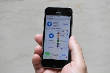 La messagerie Telegram sur un smartphone, le 15 septembre 2016