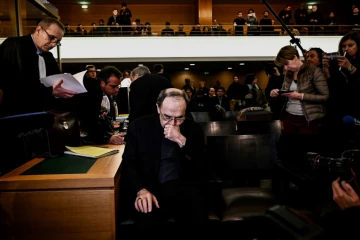 Le cardinal Philippe Barbarin à son arrivée au tribunal correctionnel de Lyon, le 7 janvier 2019