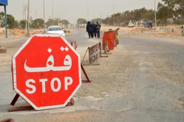 Poste-frontière de Ras Jedir, entre la Tunisie et la Libye, le 22 mars 2016

