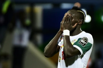 L'attaquant Sadio Mané ouvre le score pour le Sénégal face au Zimbabwe lors de la CAN, le 19 janvier 2017 à Franceville  