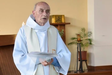 Le père Hamel, assassiné par un islamiste alors qu'il célèbrait la messe, sur une photo obtenue sur le site de Saint-Etienne-du-Rouvray le 26 juillet 2016 